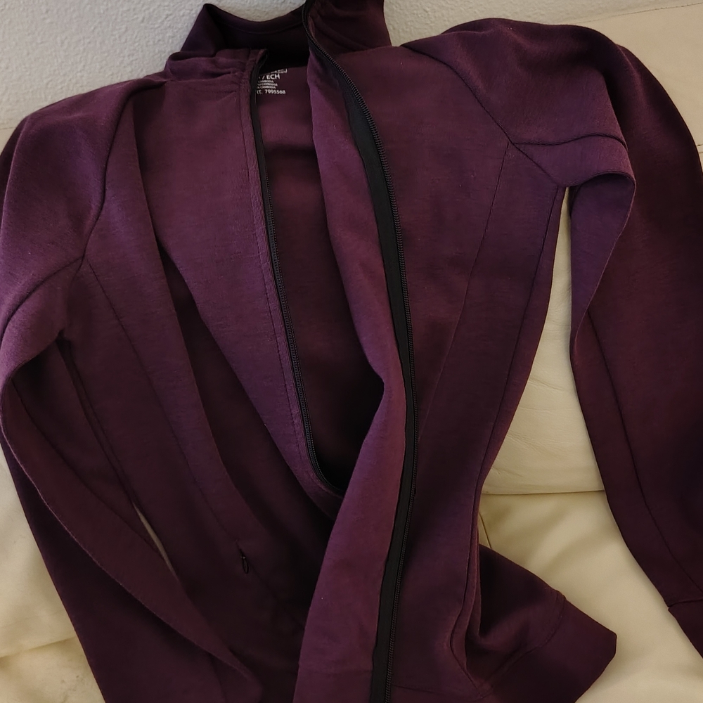 Kirkland Signature Women’s Plum Full-Zip Bomber Jacket